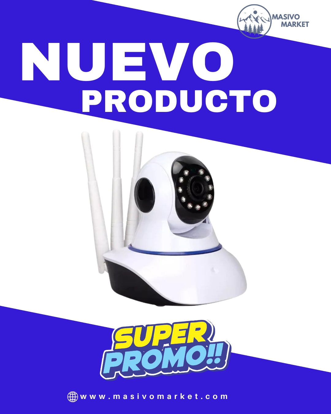 CÁMARA DE SEGURIDAD WIFI 360°