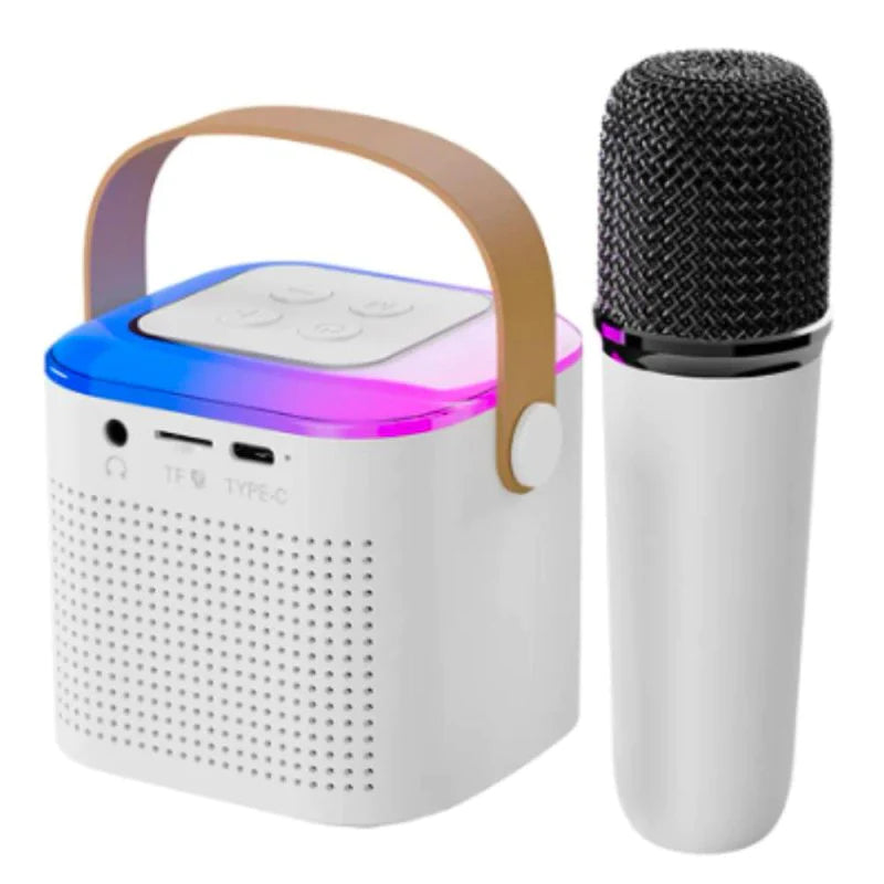 PARLANTE BLUETOOTH MICROFONO KARAOKE