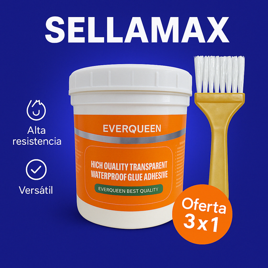 3x1 SELLAMAX® | Sellador Transparente Impermeable (3x300gr)
